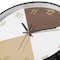 Quickway Imports Decorative Modern Round Wood- Looking Plastic Wall Clock for Living Room, Kitchen, or Dining, Oak QI004142.MC - alternate 2
